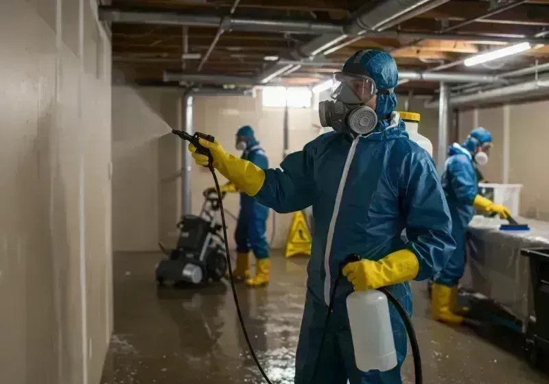 Basement Sanitization and Antimicrobial Treatment process in Stanhope, NJ