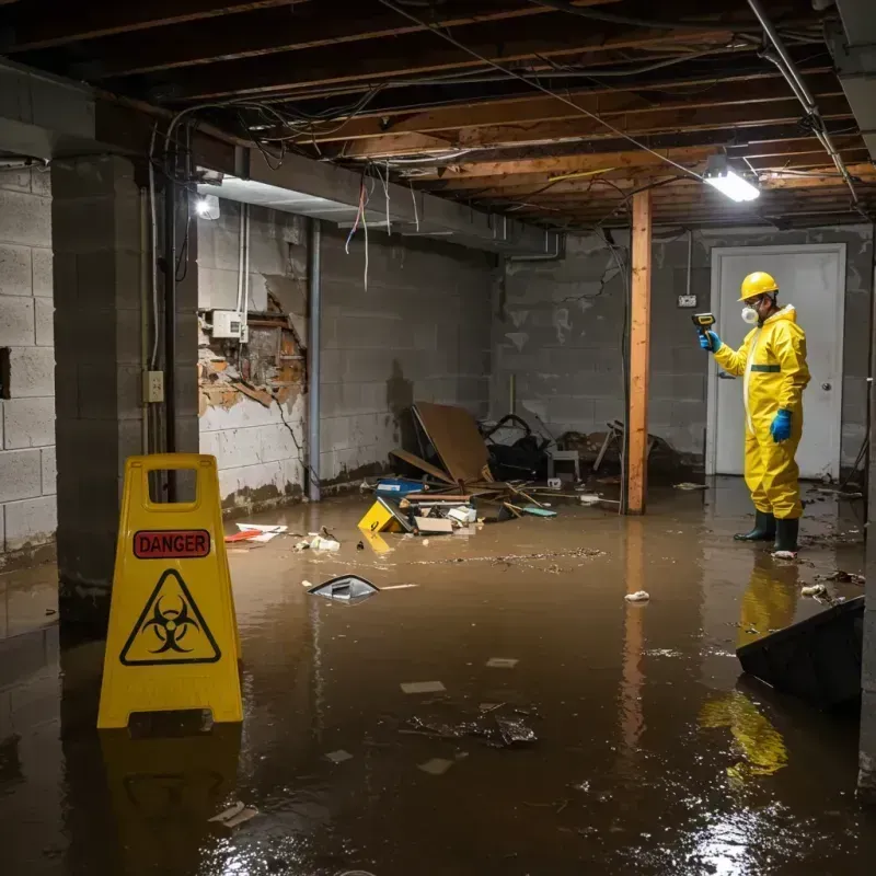 Flooded Basement Electrical Hazard in Stanhope, NJ Property